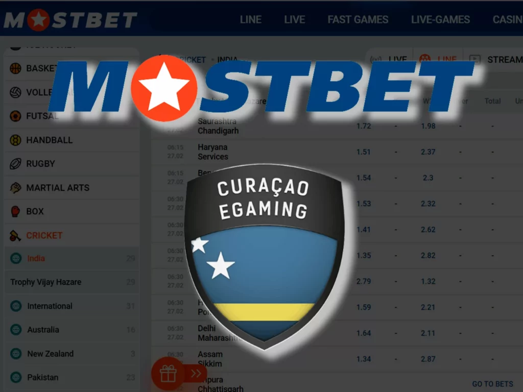 Mostbet license